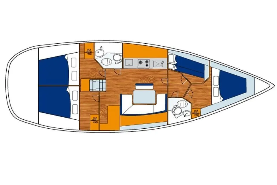 Charter a 13.3m Sailing Yacht in Sochi