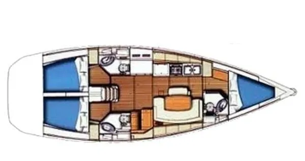 Rent a 13.25m Beneteau Cyclades 43.4 Sailing Yacht in Genoa