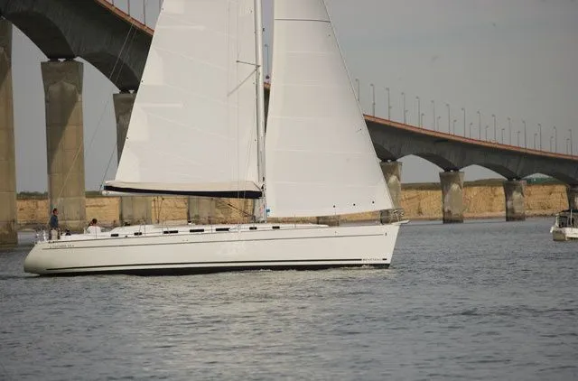 Explore Corfu Town on a 15.62m Rental Sailing Yacht Beneteau Cyclades 50