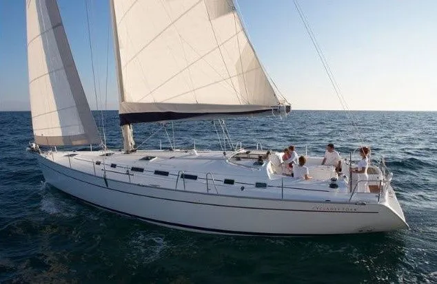 Explore Corfu Town on a 15.62m Rental Sailing Yacht Beneteau Cyclades 50