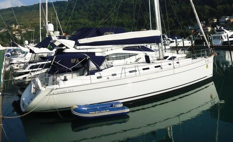 Explore Angra dos Reis on a 15.65m Beneteau Cyclades 50 Sailing Yacht Rental