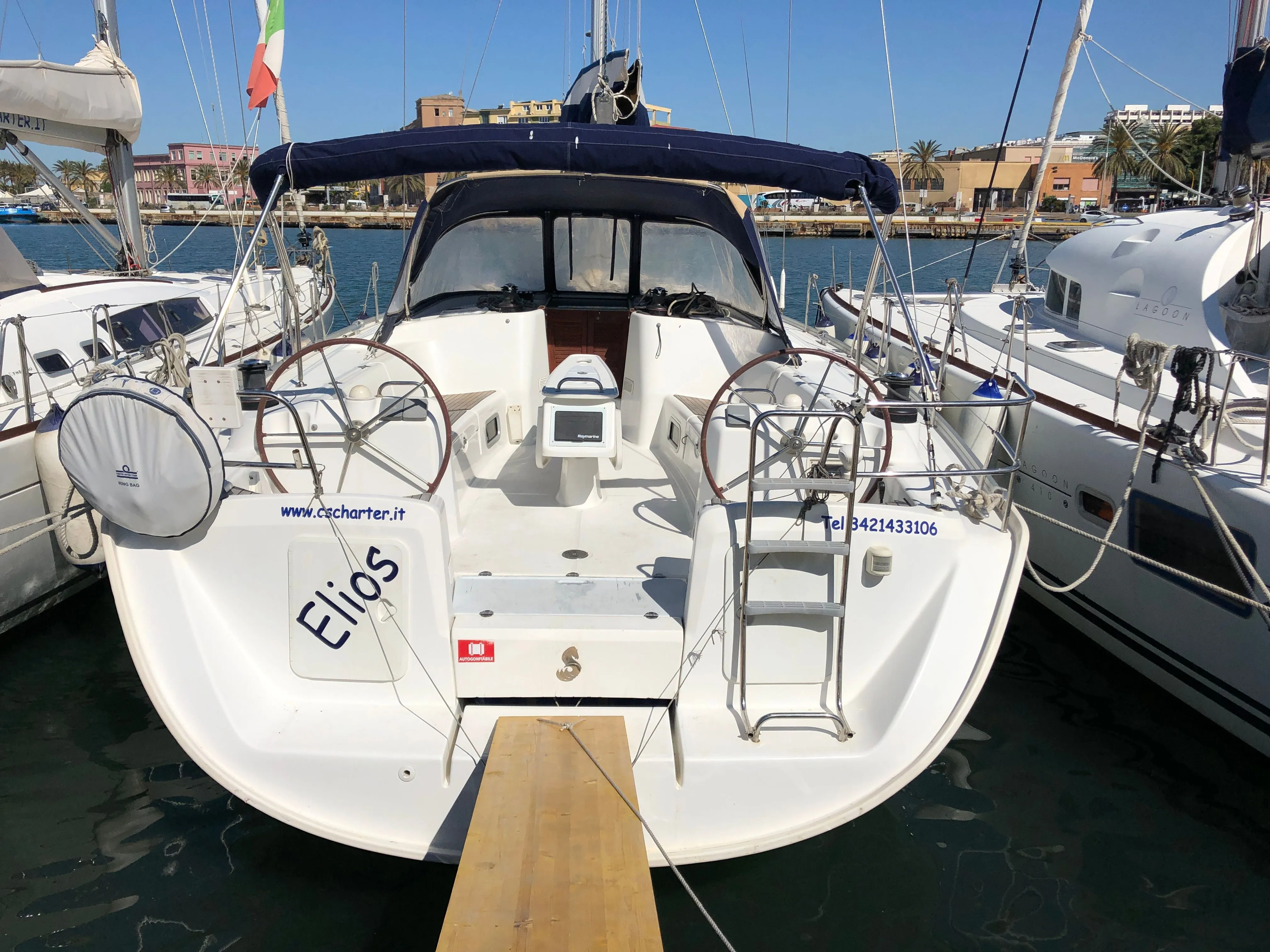 Rent a 15.6m Beneteau Cyclades 50 in Cagliari