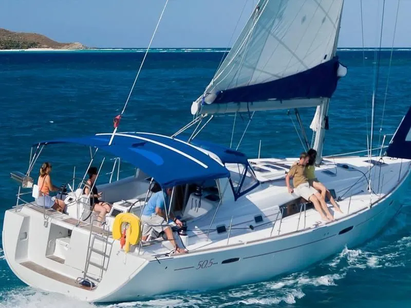 Explore Nettuno on a 15.62m Rental Beneteau Cyclades 50