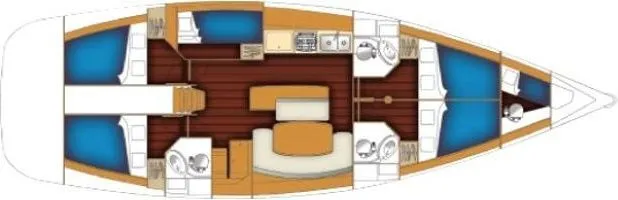 Explore Corfu Town on a 15.62m Rental Beneteau Cyclades 50