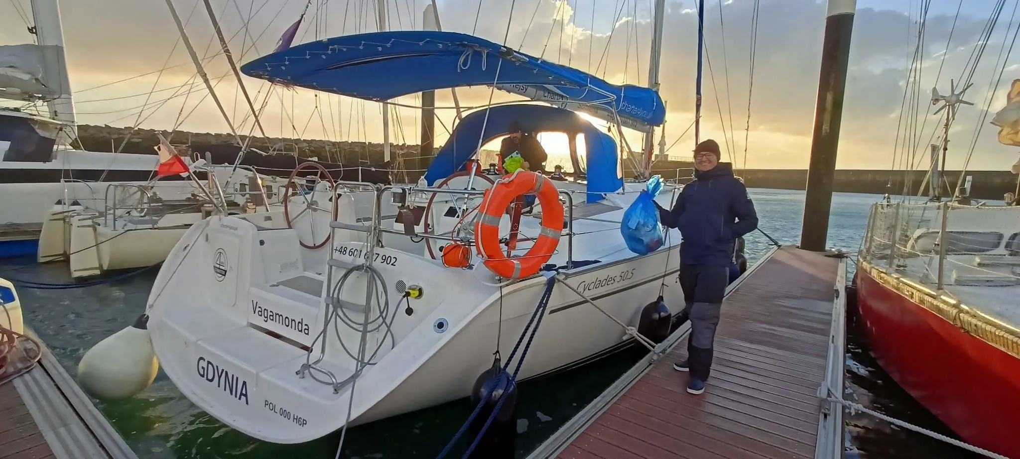 Explore Gdynia on a 15.24m Beneteau Cyclades 50 Sailing Yacht Rental
