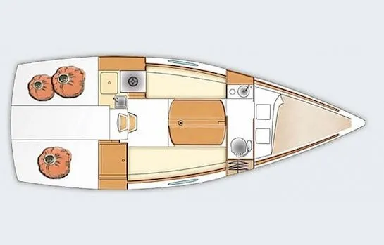 7.9m Quiberon Sailing Yacht Beneteau First 25.7 QR Hire