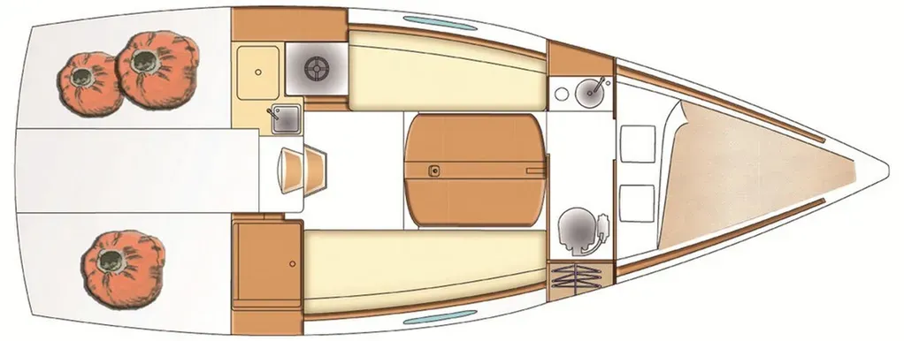 7.9m La Forêt-Fouesnant Sailing Yacht Hire