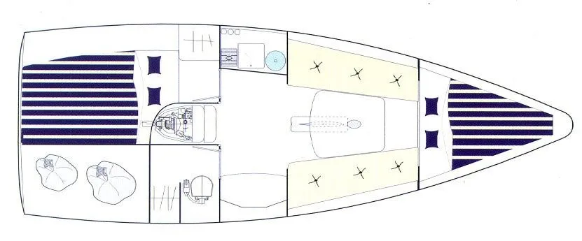 Rent a 8.85m Sailing Yacht Beneteau First 27.7 in La Trinite-sur-Mer