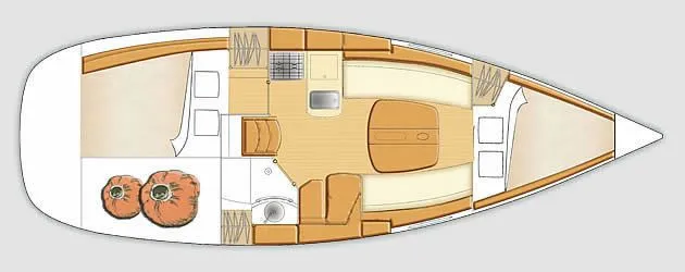 9.61m Brest Beneteau First 31.7 Sailing Yacht Hire