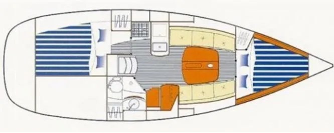 9.85m Arzon Sailing Yacht Beneteau First 31.7 Hire