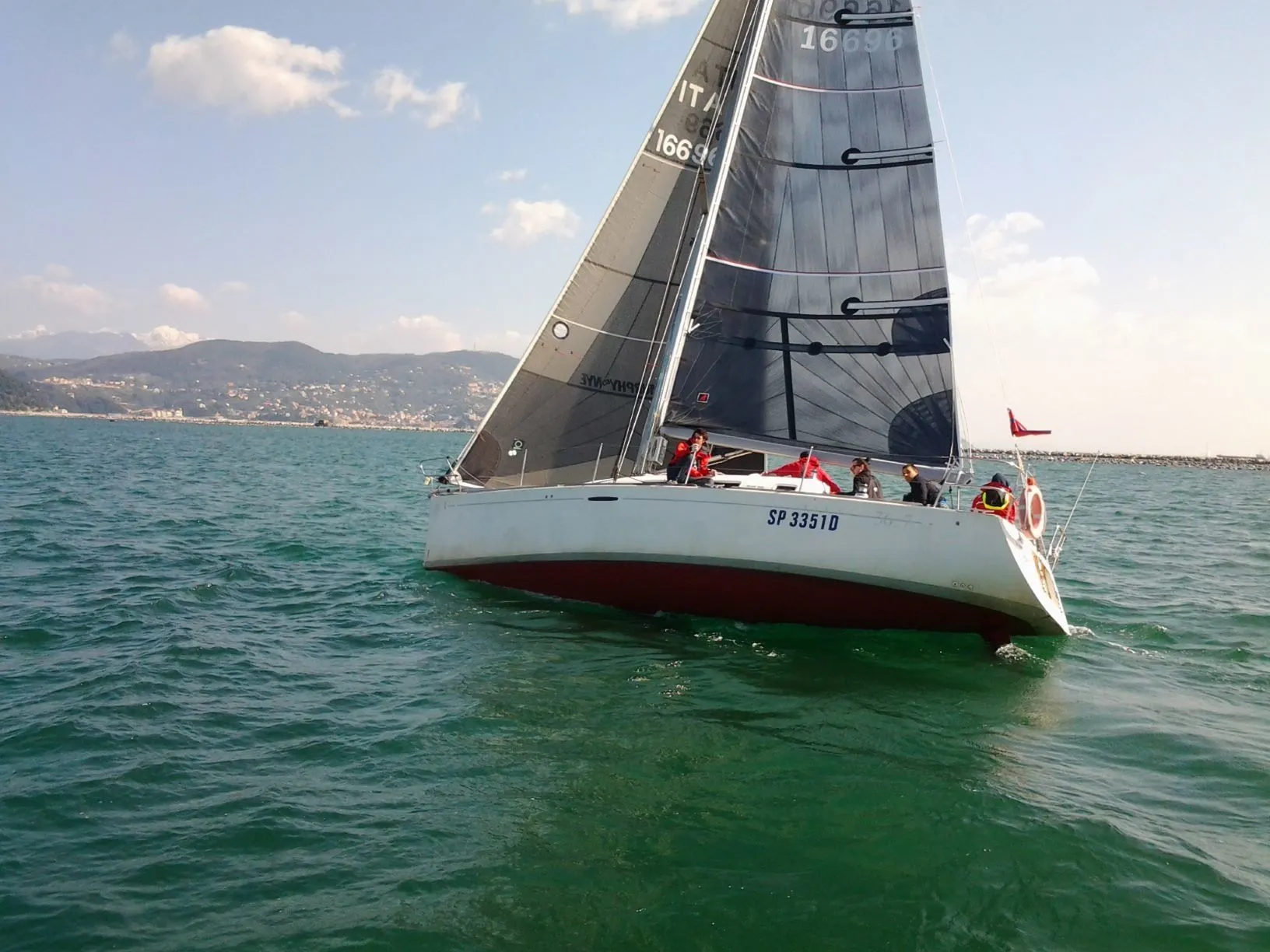 Explore Le Grazie on a 10.9m 3 Cabin Sailing Yacht Rental