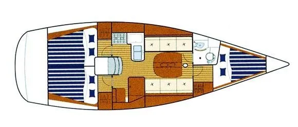 Explore Brest on a 10.98m Rental Sailing Yacht