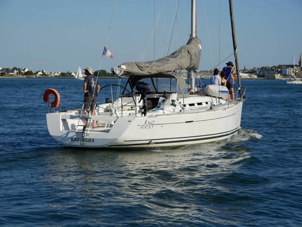 Explore Larmor-Plage on a 12.24m Rental Beneteau First 40