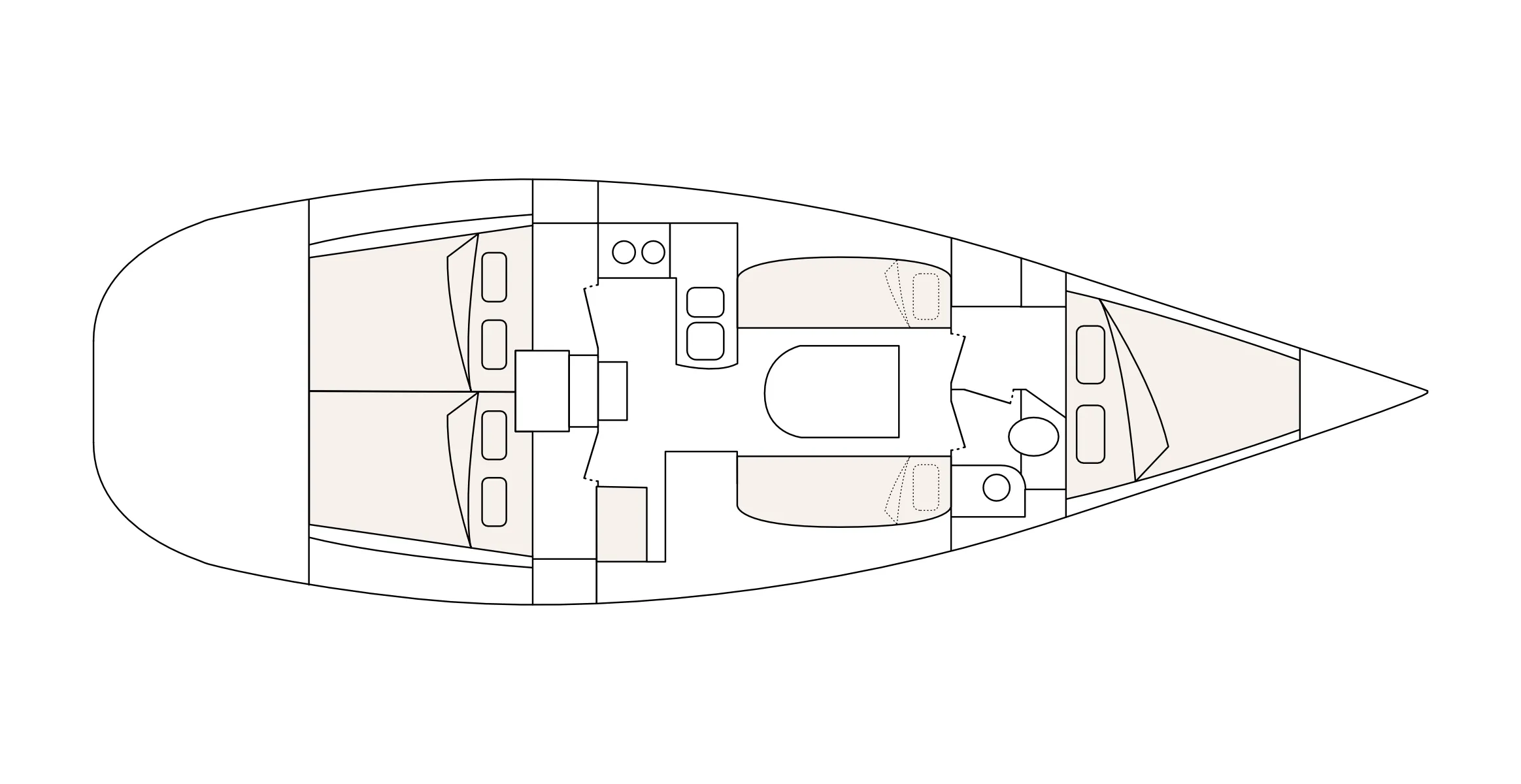 Charter a 11.99m 3 Cabin Sailing Yacht in Hondarribia