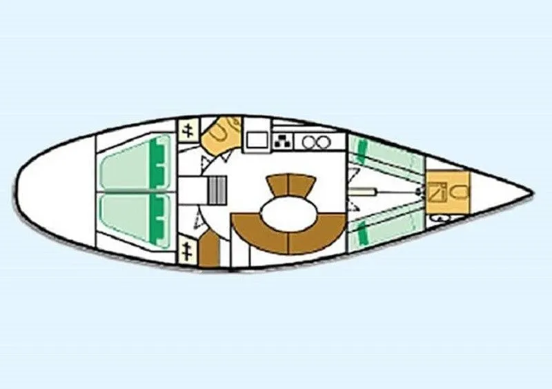Charter a 13.9m Sailing Yacht Beneteau First 45 in La Maddalena