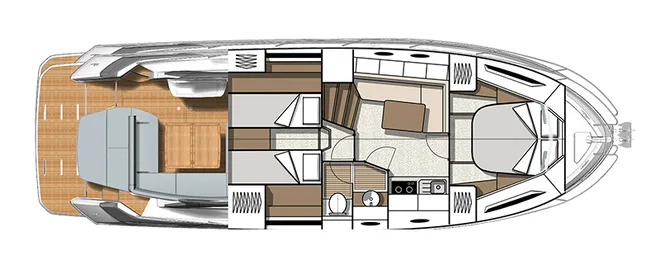 Rent a 12.67m Motor Yacht Beneteau Gran Turismo 41 in Cogolin