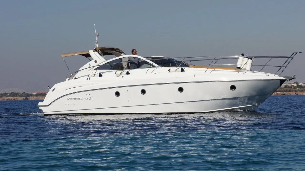 Charter a 12.1m Motor Yacht Beneteau Monte Carlo 37 in Zakynthos Town