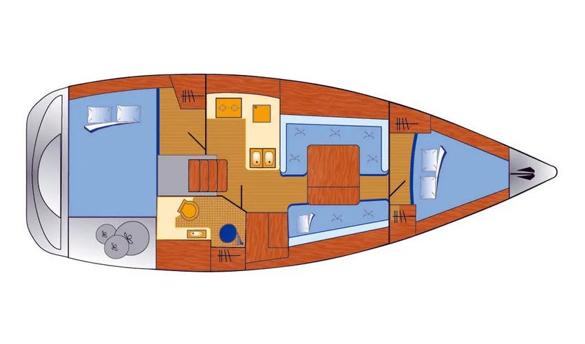 Charter a 10.34m Sailing Yacht in Quiberon