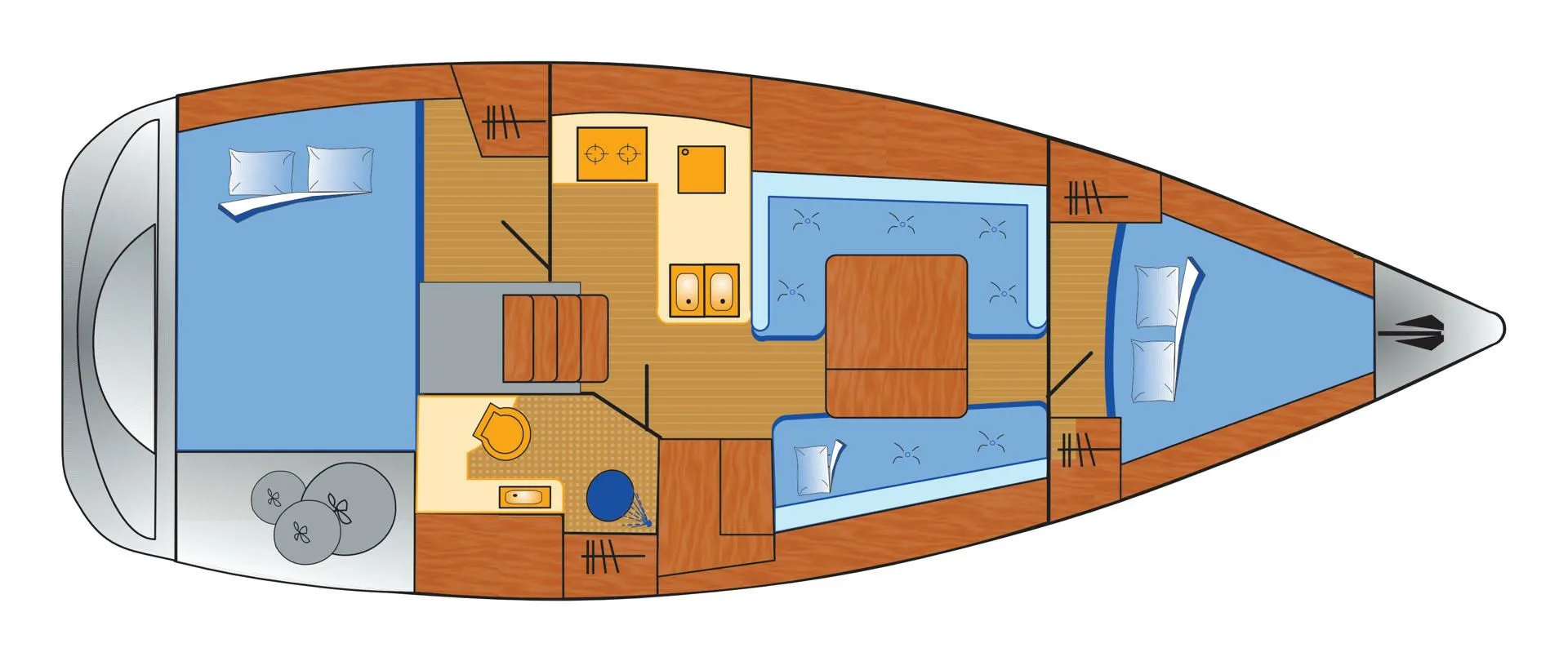 10.34m Barth Sailing Yacht Hire