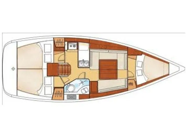 Charter a 10.34m Beneteau Oceanis 34 Sailing Yacht in Carloforte