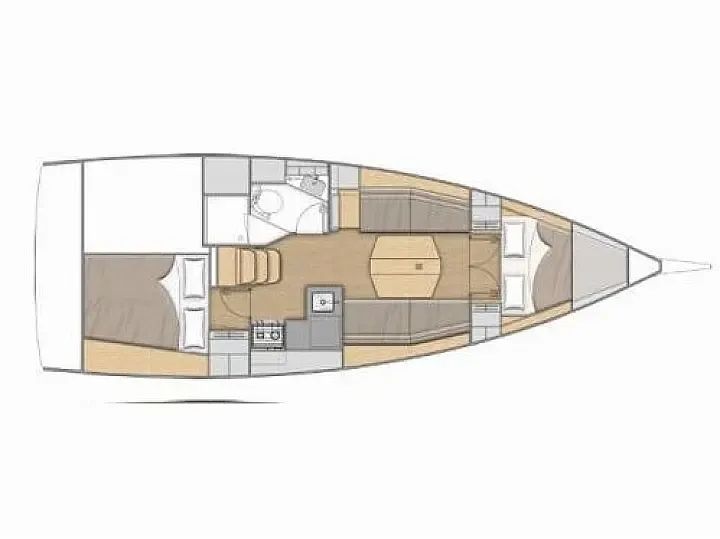 Explore Ko Chang on a 10.77m 2 Cabin Sailing Yacht Rental