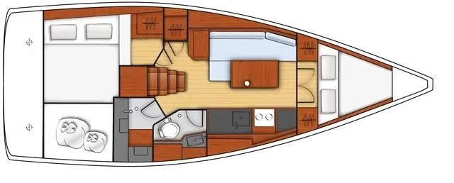 Charter a 10.45m Beneteau Oceanis 35 in Road Town