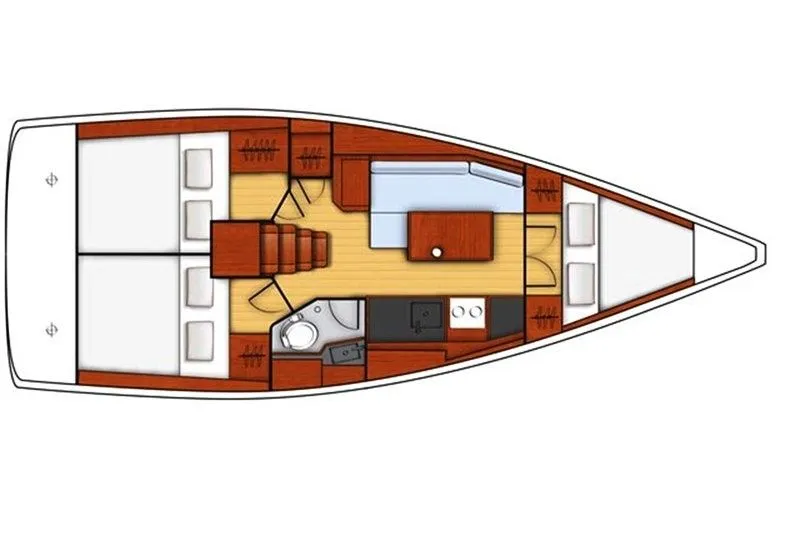 Rent a 9.9m Beneteau Oceanis 35 in Procida