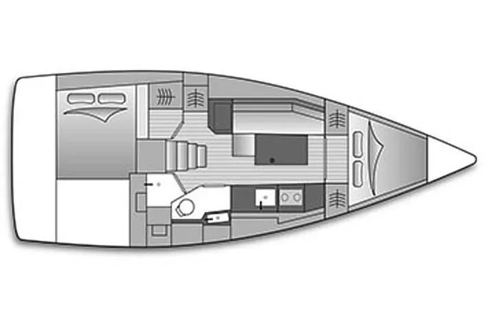 Explore Nydri on a 10.45m Rental Sailing Yacht