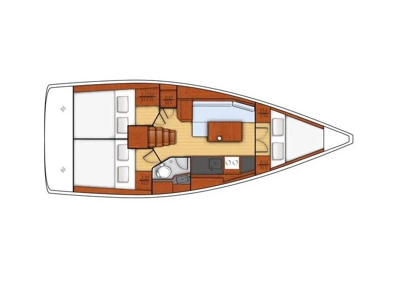 Charter a 10.34m 3 Cabin Sailing Yacht in Carloforte