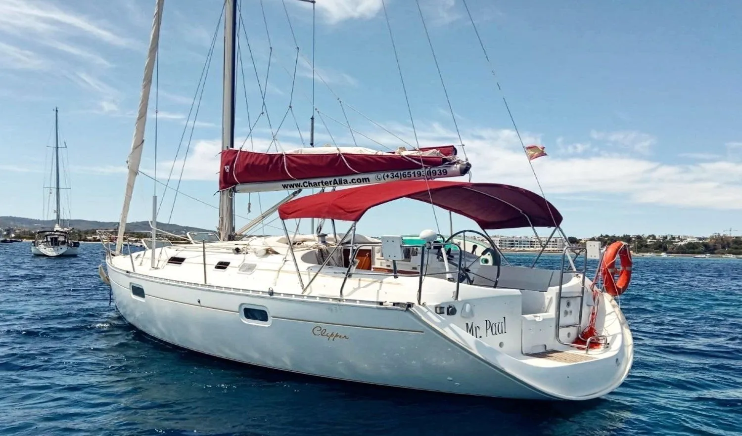 Rent a 11m 3 Cabin Sailing Yacht in Cala Jondal