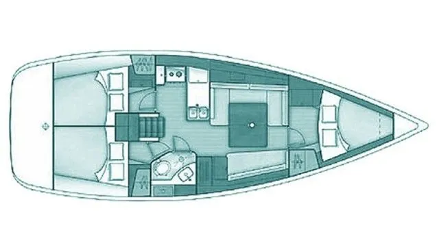 Rent a 11.11m Sailing Yacht in Loutraki