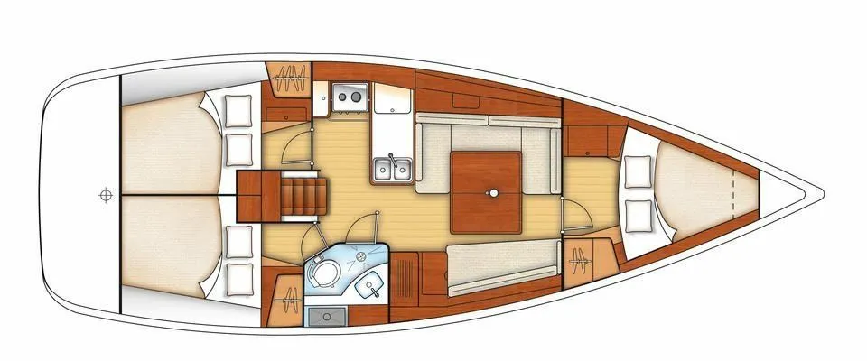 11.48m Palamos Sailing Yacht Beneteau Oceanis 37 Hire