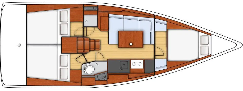 Marmaris 11.5m Kiralık Beneteau Oceanis 38