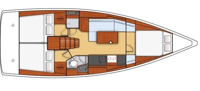 Charter a 11.55m Beneteau Oceanis 38 Sailing Yacht in Izola