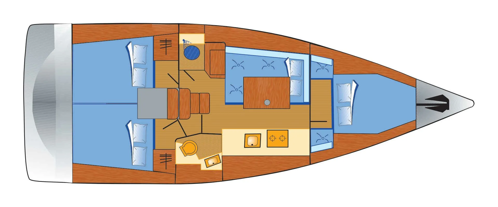11.5m Heiligenhafen Beneteau Oceanis 38 Hire