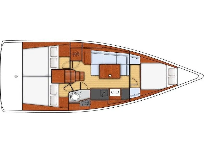 Explore Kastela on a 11.5m Rental Beneteau Oceanis 38