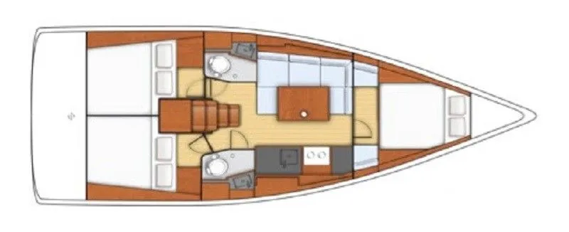 Explore Cannigione on a 11.59m Rental Beneteau Oceanis 38