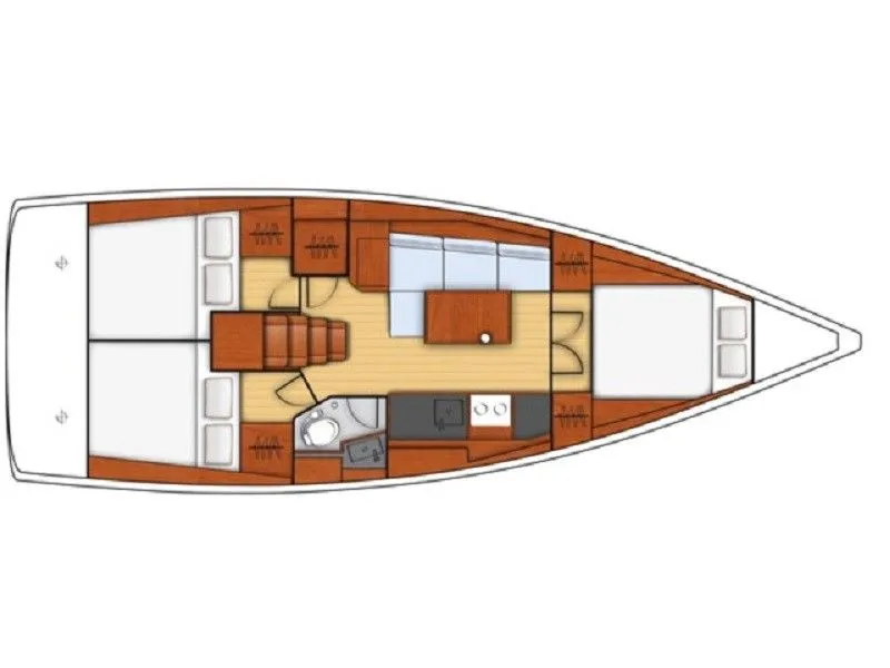 Rent a 11.5m Beneteau Oceanis 38.1 in Baska Voda