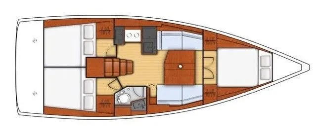 Charter a 11.5m Sailing Yacht Beneteau Oceanis 38.1 in Primošten
