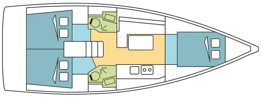 Charter a 11.5m Sailing Yacht Beneteau Oceanis 38.1 in Saltsjöbaden