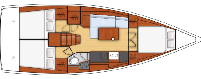 Los Angeles Kiralık Beneteau Oceanis 38.1 11.5m Yelkenli Yat