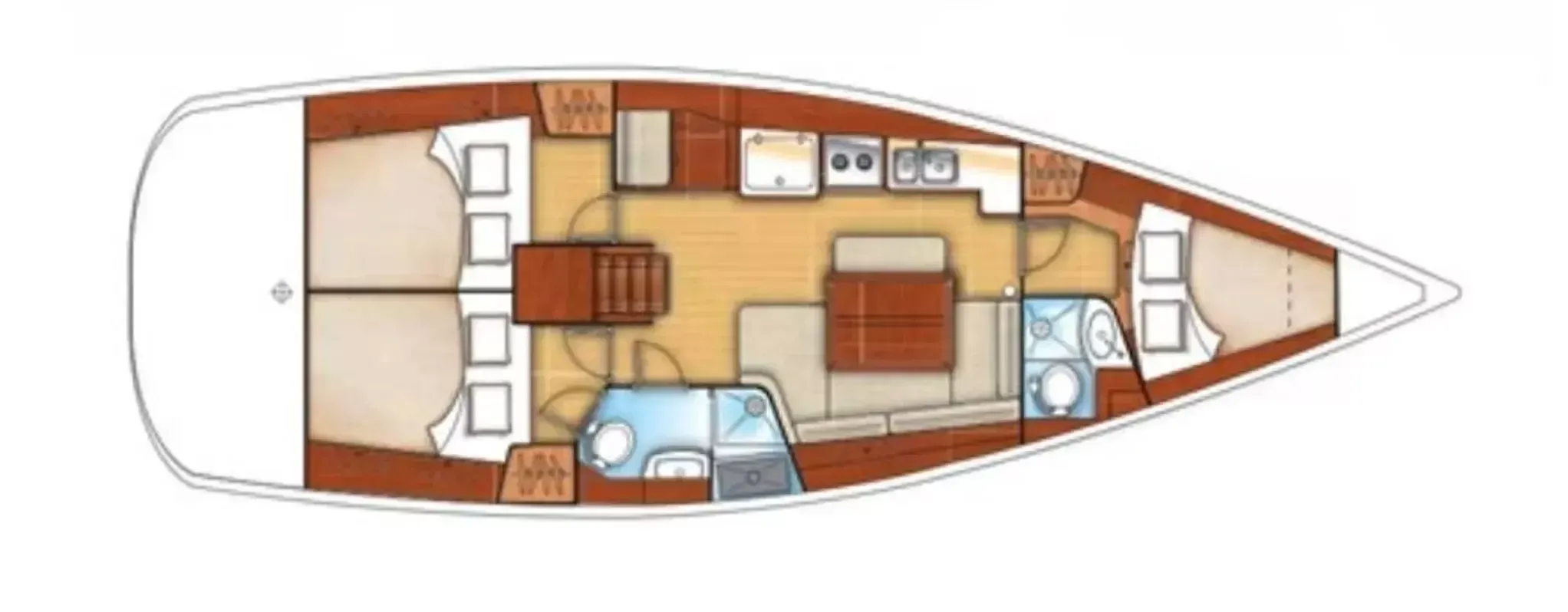 Rent a 12.15m 3 Cabin Sailing Yacht in Quiberon