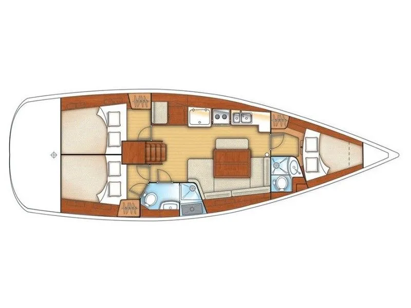 Rent a 11.82m Sailing Yacht Beneteau Oceanis 40 in Elefsina
