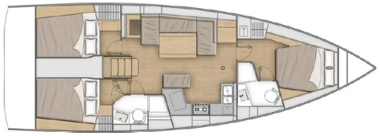 12.43m Castiglioncello Sailing Yacht Hire