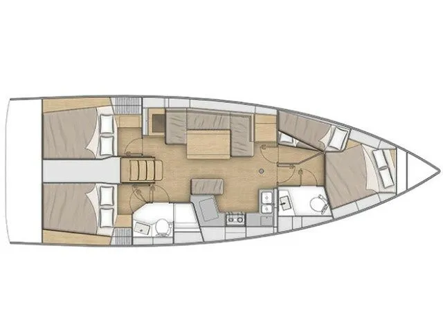 Lefkada Kiralık Beneteau Oceanis 40.1 12.87m Yelkenli Yat