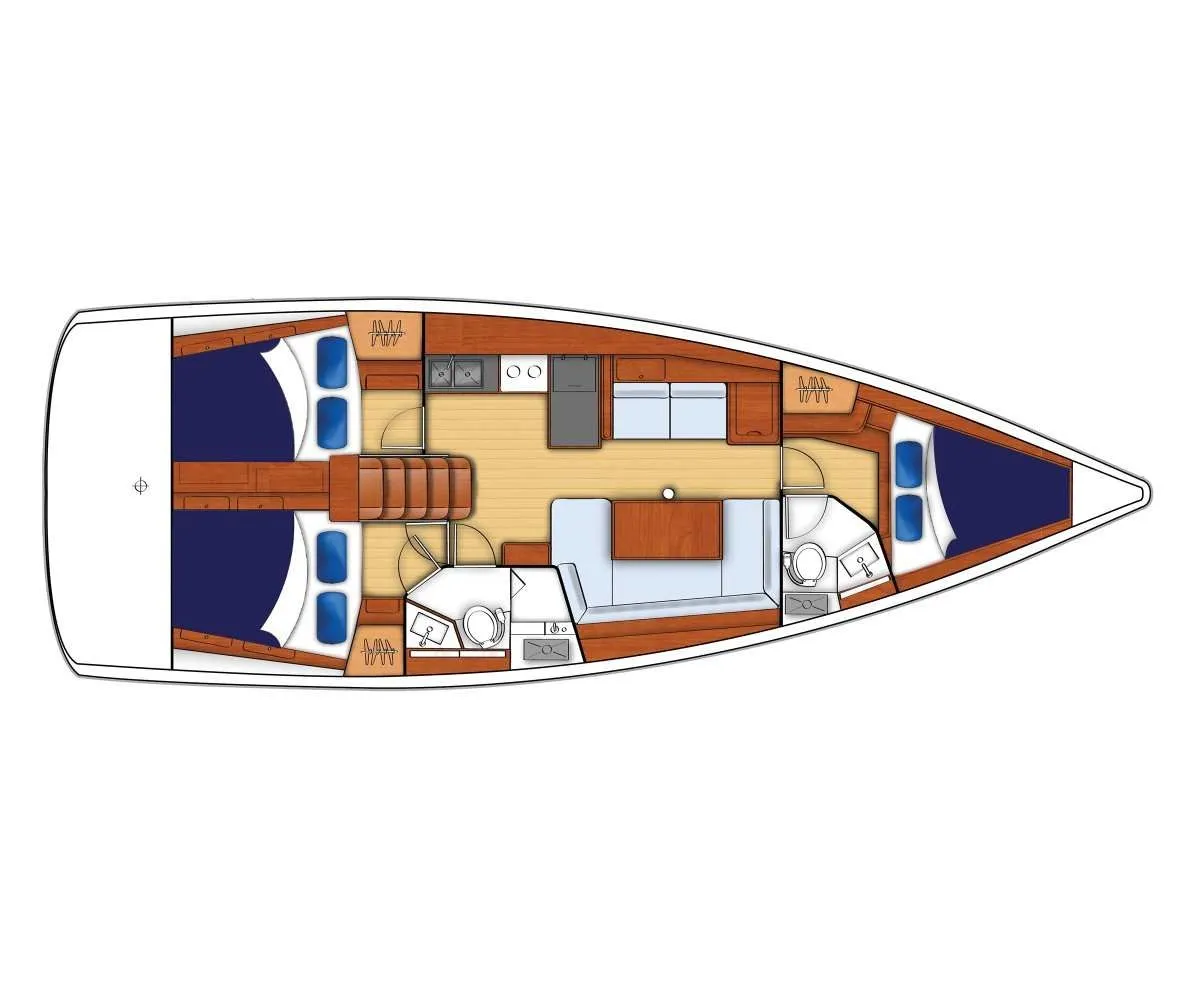 Charter a 12.87m Sailing Yacht Beneteau Oceanis 40.1 in Rodney Bay Village