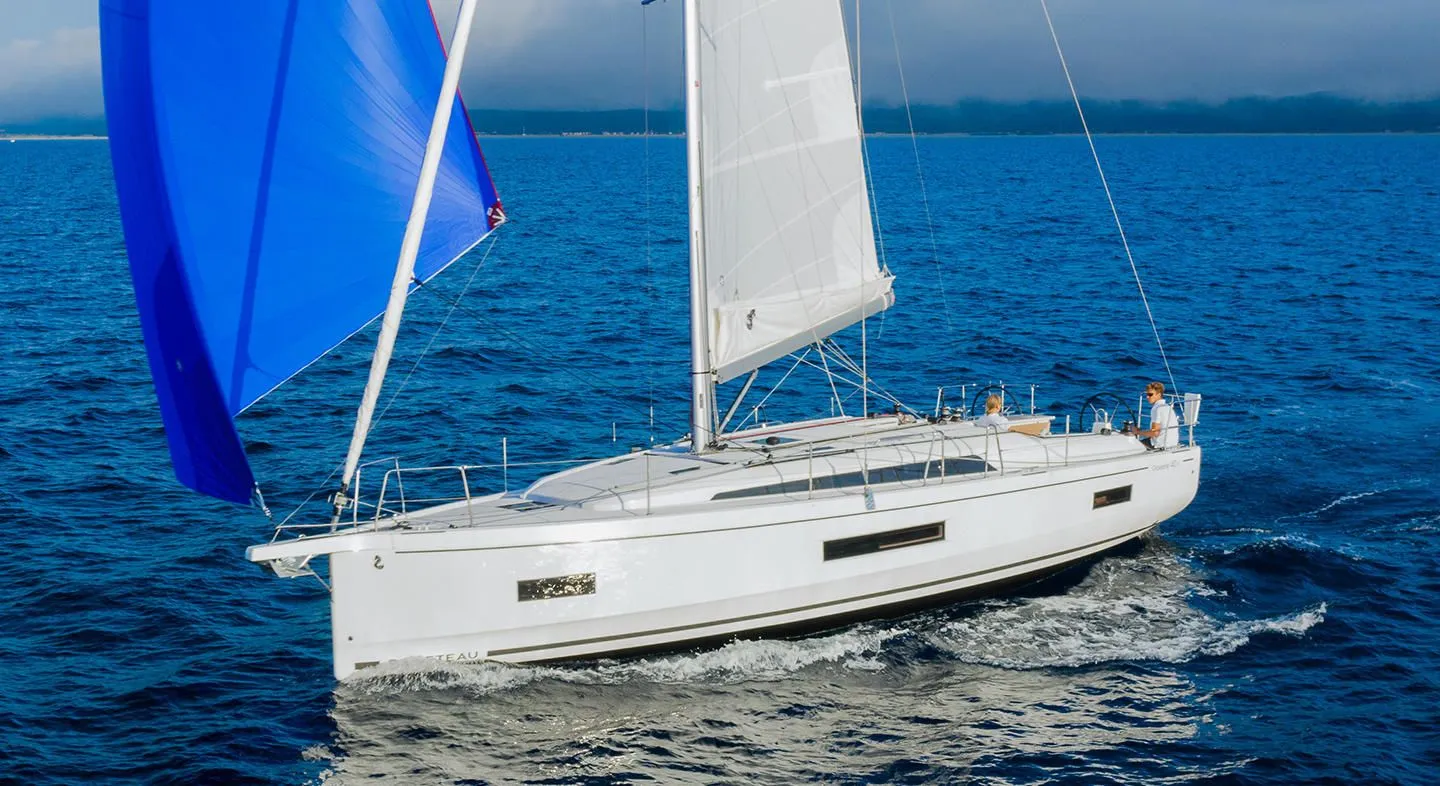 Explore Salamina on a 12.87m Rental Sailing Yacht Beneteau Oceanis 40.1