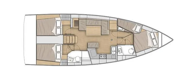 Explore Salamina on a 12.87m Rental Sailing Yacht Beneteau Oceanis 40.1