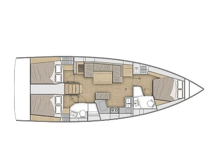 Olbia 12.43m Kiralık Beneteau Oceanis 40.1