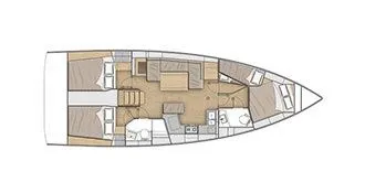 12.87m Paleros 4 Cabin Sailing Yacht Hire